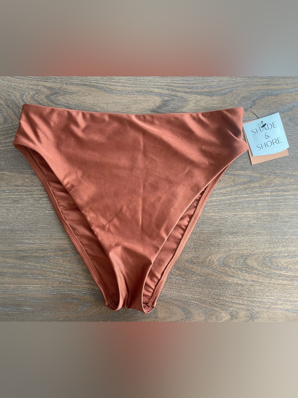 NWT Shade & Shore Rust Bikini Bottom